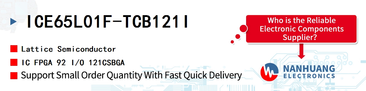 ICE65L01F-TCB121I Lattice IC FPGA 92 I/O 121CSBGA