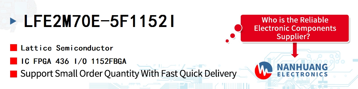 LFE2M70E-5F1152I Lattice IC FPGA 436 I/O 1152FBGA
