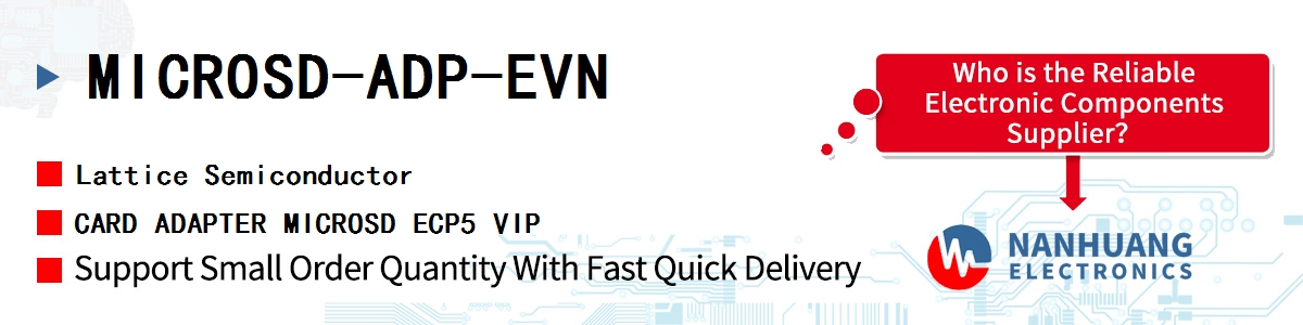 MICROSD-ADP-EVN Lattice CARD ADAPTER MICROSD ECP5 VIP